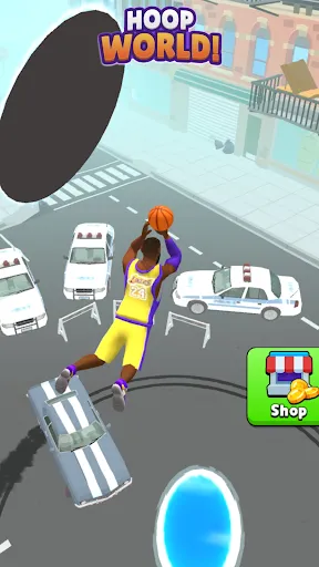 Gameplay screenshot 3 from Hoop World: Flip Dunk Game 3D - Sports game