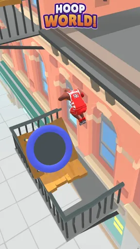 Gameplay screenshot 4 from Hoop World: Flip Dunk Game 3D - Sports game
